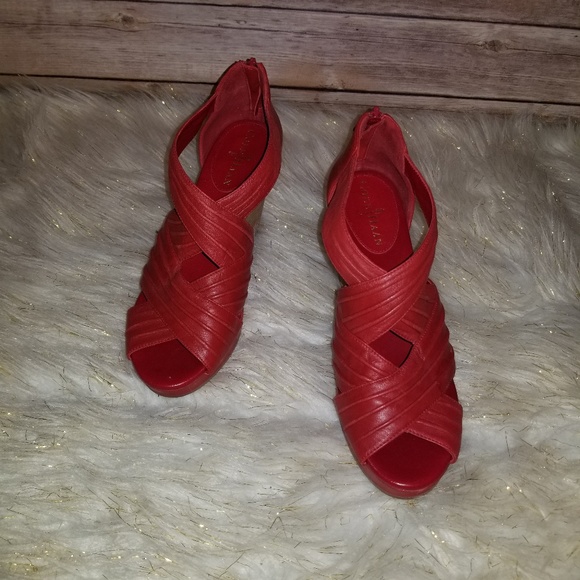 Cole Haan Shoes - Cole Haan Strappy Wedge Heels | Size 7.5